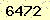 請輸入此驗證碼 : 6472