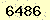 請輸入此驗證碼 : 6486