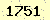 請輸入此驗證碼 : 1751