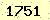 請輸入此驗證碼 : 1751
