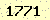 請輸入此驗證碼 : 1771