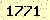 請輸入此驗證碼 : 1771