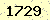 請輸入此驗證碼 : 1729
