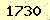 請輸入此驗證碼 : 1730