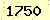 請輸入此驗證碼 : 1750