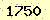 請輸入此驗證碼 : 1750