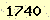 請輸入此驗證碼 : 1740