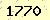 請輸入此驗證碼 : 1770