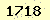 請輸入此驗證碼 : 1718