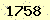 請輸入此驗證碼 : 1758