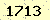 請輸入此驗證碼 : 1713