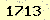 請輸入此驗證碼 : 1713