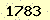 請輸入此驗證碼 : 1783