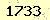 請輸入此驗證碼 : 1733
