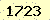 請輸入此驗證碼 : 1723