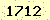 請輸入此驗證碼 : 1712