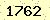 請輸入此驗證碼 : 1762