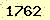 請輸入此驗證碼 : 1762