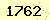 請輸入此驗證碼 : 1762