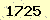 請輸入此驗證碼 : 1725