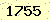 請輸入此驗證碼 : 1755