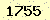 請輸入此驗證碼 : 1755