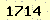 請輸入此驗證碼 : 1714