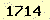 請輸入此驗證碼 : 1714