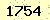 請輸入此驗證碼 : 1754