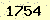 請輸入此驗證碼 : 1754