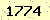 請輸入此驗證碼 : 1774