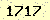 請輸入此驗證碼 : 1717