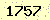 請輸入此驗證碼 : 1757