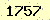 請輸入此驗證碼 : 1757
