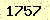 請輸入此驗證碼 : 1757