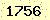 請輸入此驗證碼 : 1756
