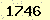 請輸入此驗證碼 : 1746