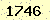 請輸入此驗證碼 : 1746