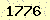 請輸入此驗證碼 : 1776