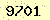 請輸入此驗證碼 : 9701