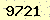 請輸入此驗證碼 : 9721
