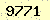請輸入此驗證碼 : 9771