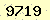 請輸入此驗證碼 : 9719