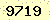請輸入此驗證碼 : 9719