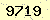 請輸入此驗證碼 : 9719