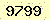 請輸入此驗證碼 : 9799