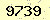 請輸入此驗證碼 : 9739