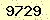 請輸入此驗證碼 : 9729