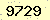請輸入此驗證碼 : 9729