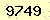 請輸入此驗證碼 : 9749